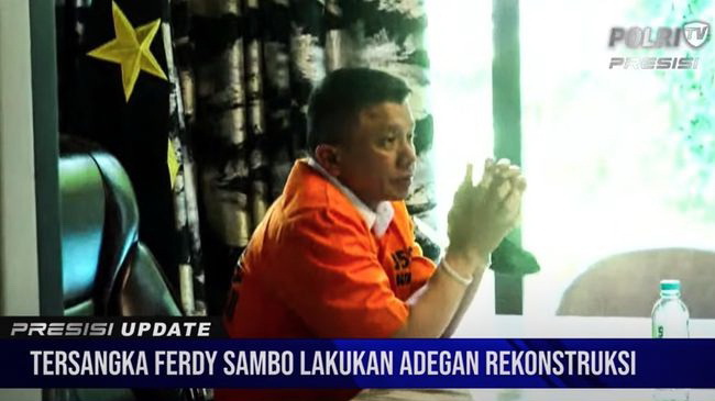 Rekonstruksi Kasus Brigadir J Sambo Tersenyum Meski Tangan Terikat