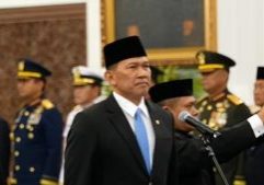 

Kepala BNPB Letjen TNI Kristomei Sianturi di Istana Negara, Jakarta, pada Kamis (15/10/2026).